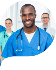 physician smiling