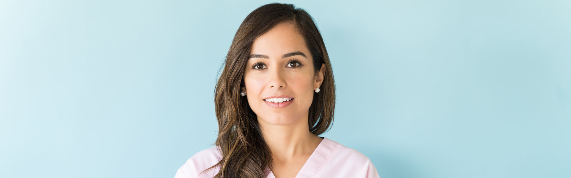 caregiver smiling